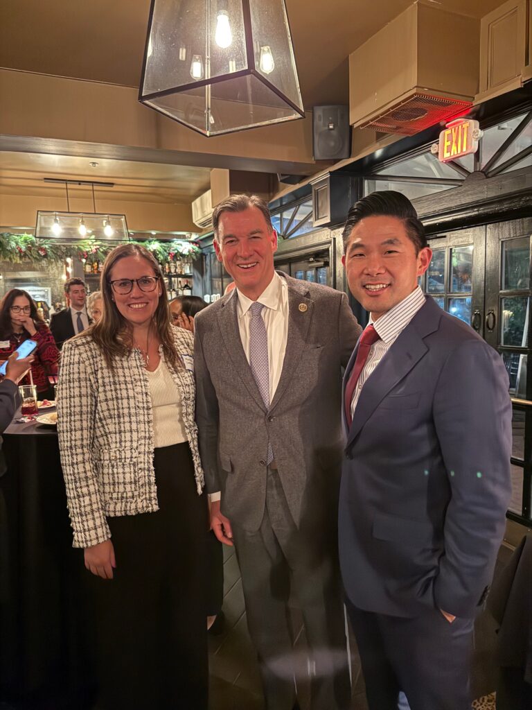 IMG_8283 Dr. Daniel Choi and Dr. Marissa Catalanotto meeting with Congressman Tom Suozzi to discuss advancing healthcare affordability on Long Island.