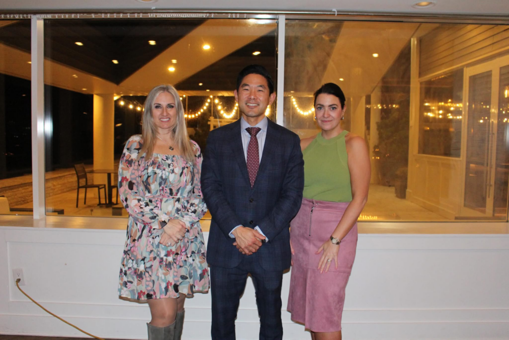 Dr. Antigone Argyriou, Dr. Daniel Choi, and Dr. Courtney Toombs at the Suffolk County Medical Society Annual Dinner sponsored by Spine Medicine & Surgery of Long Island.